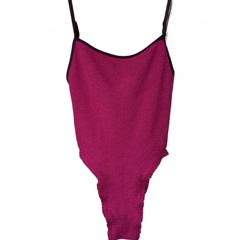 NWT BOND-EYE Contrast Low Palace One Piece Swimsuit - Picture 3 of 6